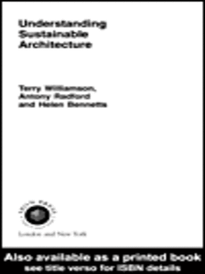 cover image of Understanding Sustainable Architecture